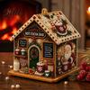 Regalo di Natale Creativo per la Mamma Casa 3D Perla Sintetica Kit Artistico Fai da Te Pittura con Strass Kit Attività Creative Rilassanti Adulti Adulti Tavolo
