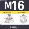 GB6177 Galvanized Hex Flange Nut with Anti-slip Teeth and Washer M4-M20