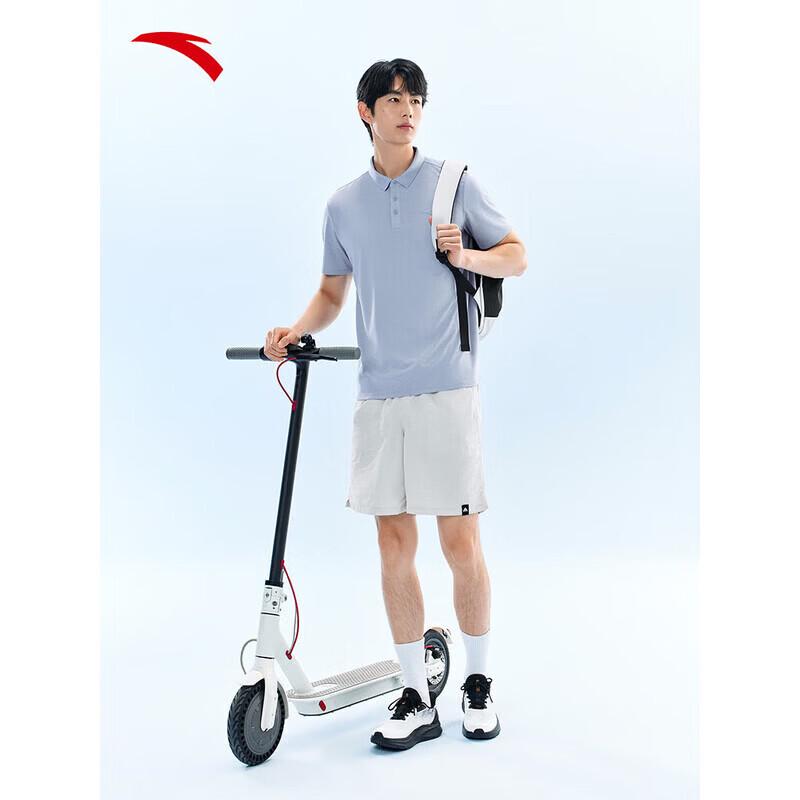 ANTA Men s Quick-Dry Ice Silk Polo T-Shirt L