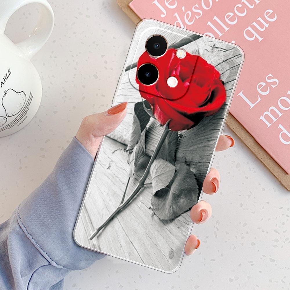 Pour Vivo Y28 5G 4G Coque Pour Vivo Y36i 5G Cover Bumper Résistante aux Chocs Transparente Souple Silicone TPU Étui de Téléphone pour Vivo Y36 Y28 Y36i Fundas