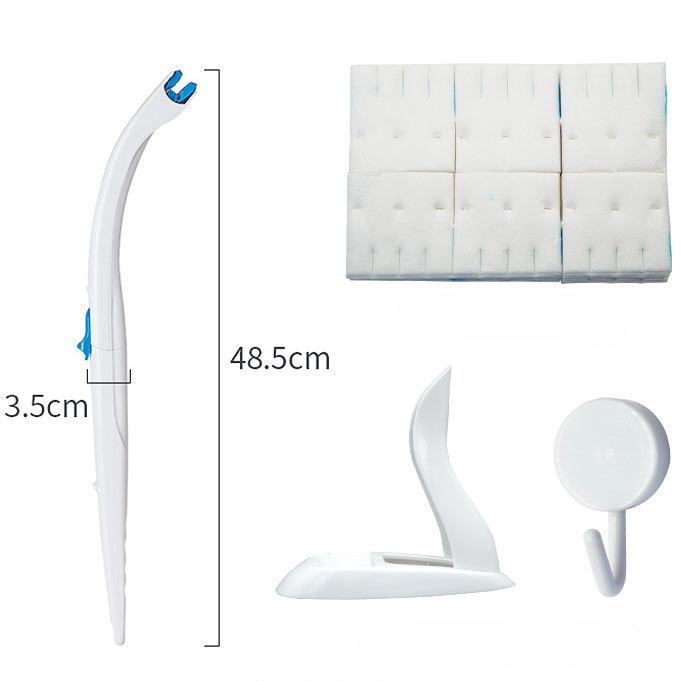 Toilet Cleaning System - ToiletWand, Storage Caddy and 12 Heads (Package May Vary)