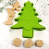 Christmas Silicone Baking Mold Classic Green Christmas Tree/Pendant MoldChocolate Cake Jelly Mold SiliconeSuitable for Christmas