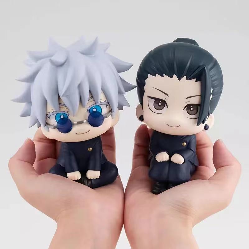 10cm Jujutsu Kaisen Anime Figure Look Up Q Version Satoru Toji/Okkotsu Gojo/Geto Suguru Action Figure Fushiguro Yuta Figurine