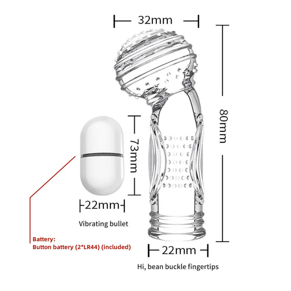Masturbare cu degete 2 bucăți stimulator erotic pentru clitoris Masturbare feminină punct G Prezervative pentru masaj anal Jucării sexuale pentru cupluri