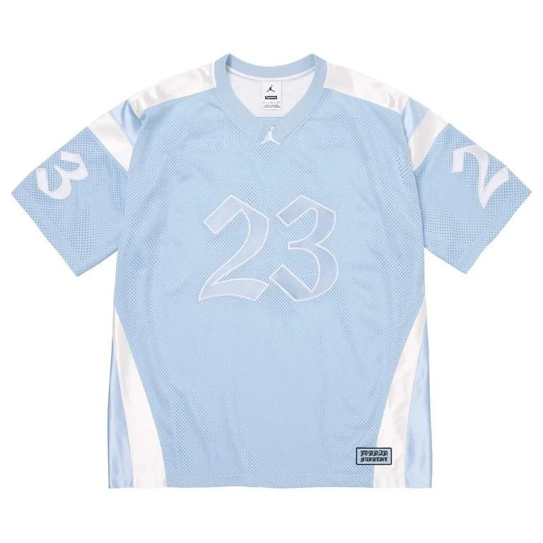 Supreme x Jordan Jersey Light Blue