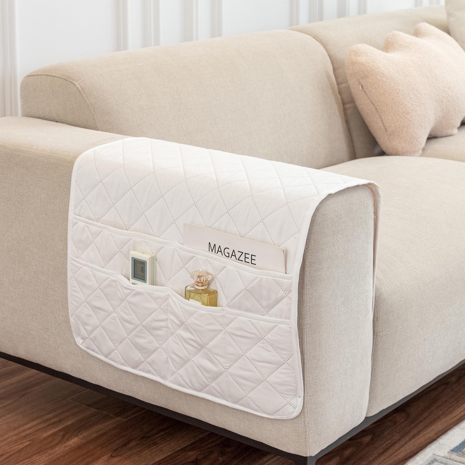 

Організатор на підлокітник дивана з кишенею для зберігання журналів, пульта дистанційного керування та аксесуарів 50*90cm, One Piece