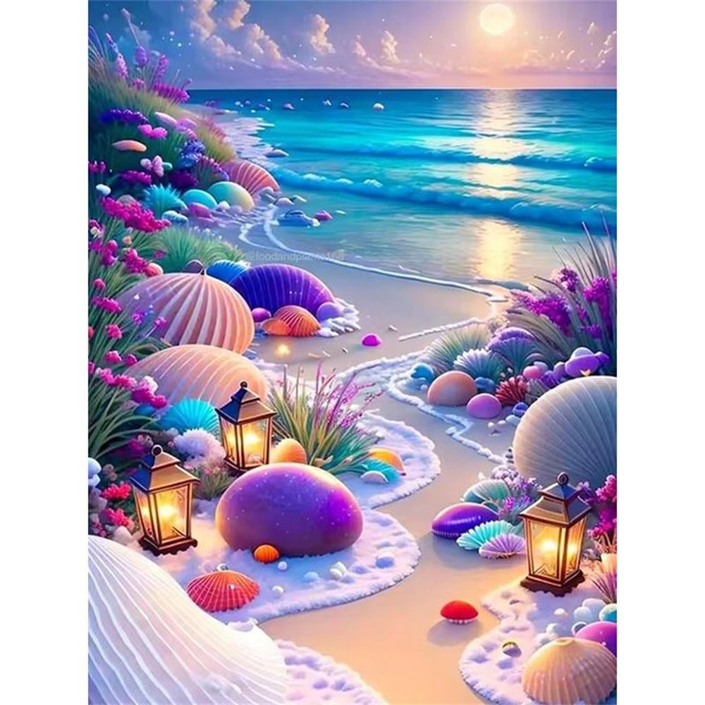 CHENISTORY Landscape Diamond Embroidery Cross Stitch Art Kits Diy Craft Diamond Painting5D Mosaic Kit Wall Art Home Decoration