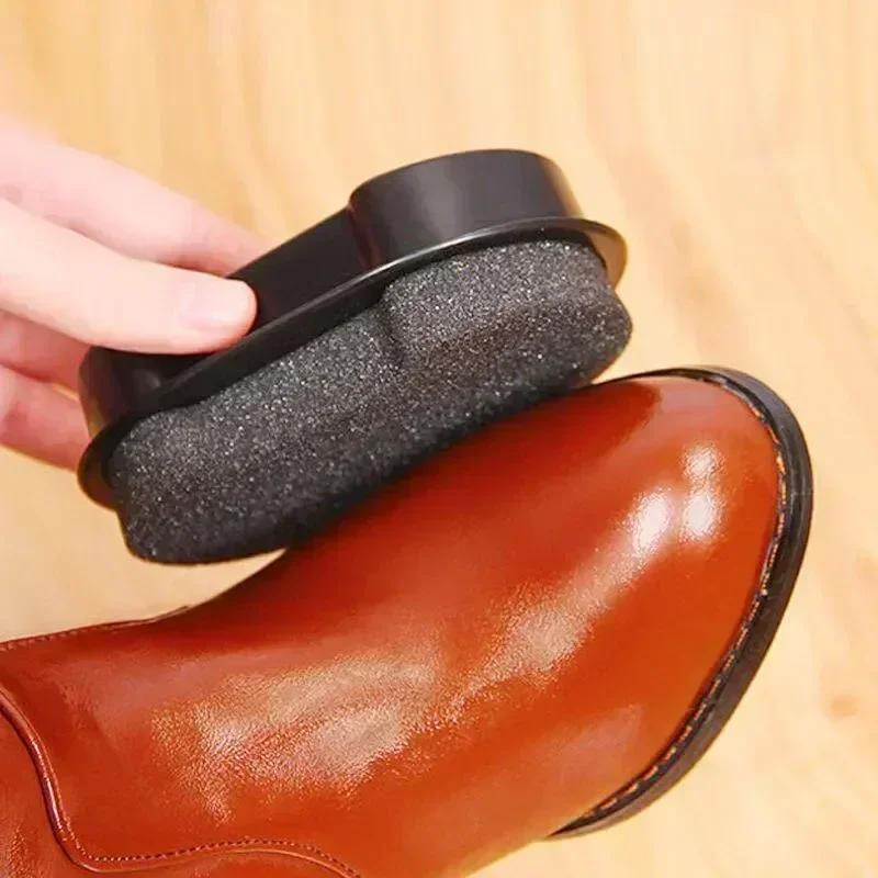 1/3pcs Shoe Polish Brush, 2-in-1 Double Sided for Cleaning & Buffing Leather Shoes, Quick Shine, Home Care Kit Shoe Brush