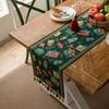 American Retro Jacquard Table Runner Dining Table Cloth Tea Table Cabinet Decorative Strip