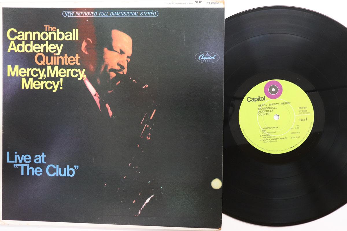 

LP Record CANNONBALL ADDERLEY Mercy Mercy Mercy Live At The Cl ST2663 CAPITOL US Jazz Used