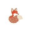 Cute Cartoon Animal Badge Series: Red Fox, Black Cat, Hedgehog Enamel Brooch Accessories