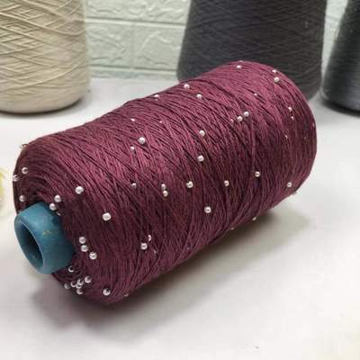 Multi-color 350g 70%Cotton Lace Soft Crochet Hand Beaded Yarn Hand-Knitted Yarn For Knitting Sweaters Hats Scarves