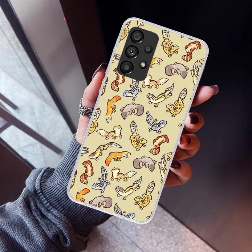 Lizards Geckos Phone Case For Samsung Galaxy A17 A57 A37 A16 A26 A36 A56 A15 A25 A35 A55 A14 A13 A54 A53 A34 A24 A33 A23 Galaxy