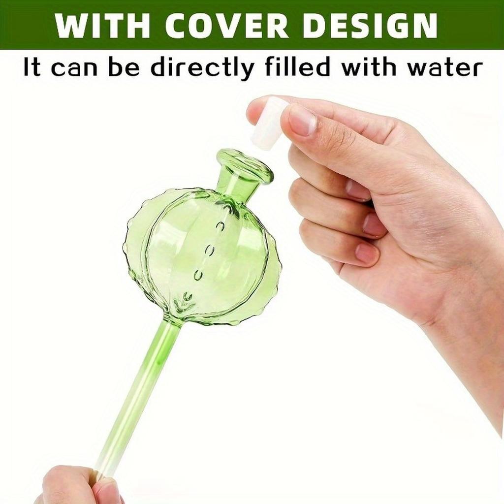6 Cactus Shaped Automatic Watering Devices With Plastic Watering Balls