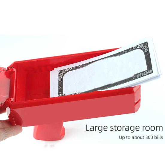 Electric Money Shooter Toy Battery Powered Handheld Fake Cash Scatter Make Money Rain Toy Weddings Party Club Events Automatic Money Thrower Toy
