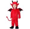 Disfraz Infantil de Halloween - Demonio Rojo Vampiro (Capucha de Tenedor Nocturno) & Lindo Pequeño Murciélago Demonio Perfecto para Disfraces de Actuación