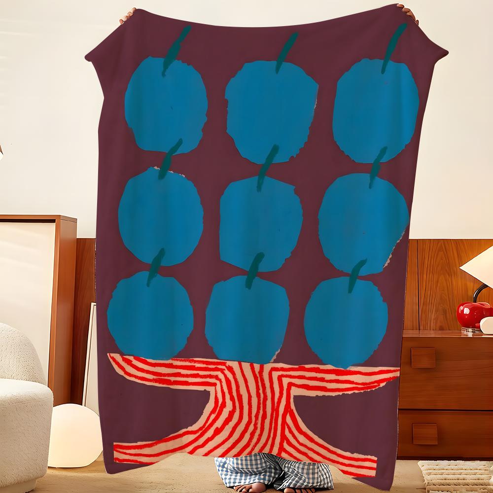 Artist M-Matias L-Larrain Throw Flannel Throw Blanket, Lightweight Cozy, Durable Washable Cute Cool