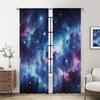 Abstract Galaxy Curtains Space Universe Nebula Night Starry Decor for Baby Room Bedroom Nursery Home Decorations with Rod Pocket