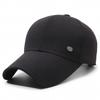 Middle-Aged Men's Baseball Cap Sun Hat Long Brim Cap Old Man Hat