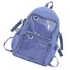 Zaino a Spalla in Nylon per Studenti Universitari X90D Itabag Giapponese Trasparente Grande Capacità Borsa Scolastica per Esposizione Spille Anime