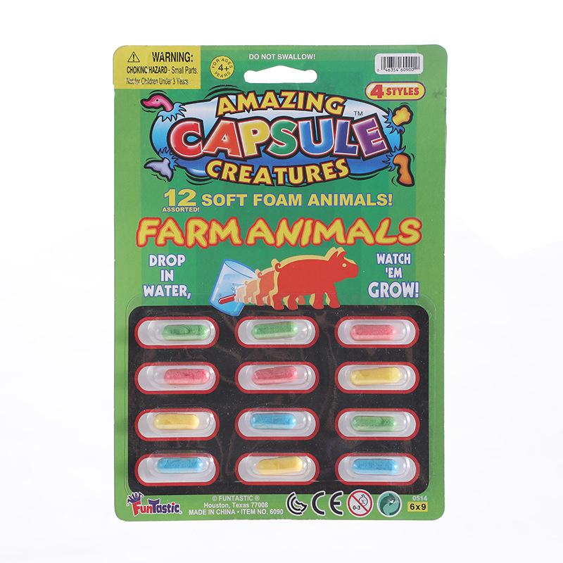 Bubble Swelling Capsules Bath Plaything Absorbent Sponge That Grow Larger When Exposed To Water Small Animal Children'S Cognitive Toys