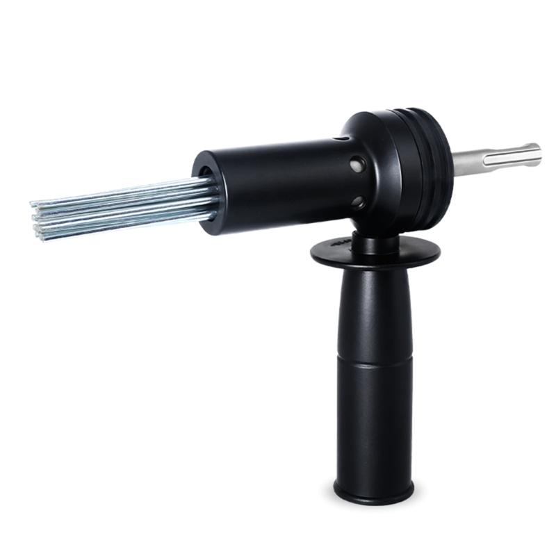 1 Piece High Carbon Steel Needle Scalers for Professional Rusts Deburring and Concrete Chipping Designed for Hammer Drills