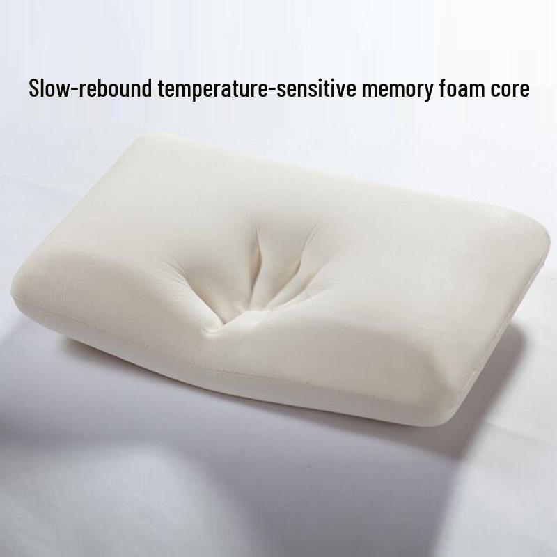 Extra Large Slow Rebound Memory Foam Pillow with Inner & Outer Covers, 70x60 Rectangular Cervical Support Pillow