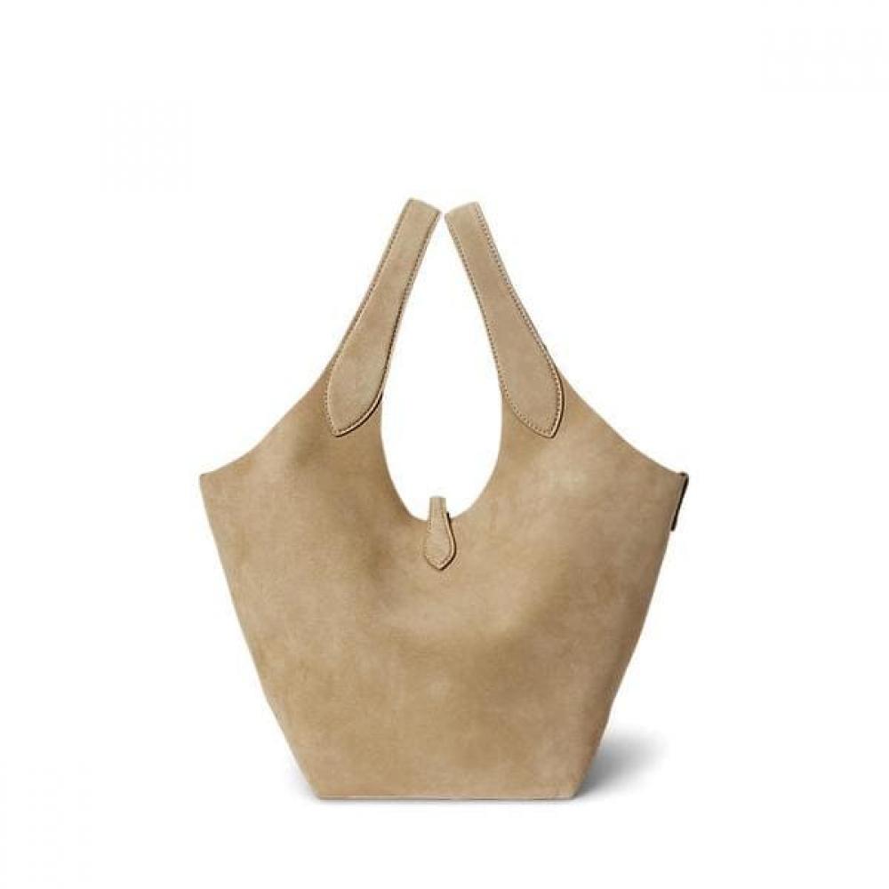 Polo Ralph Lauren Women S Suede Medium Tote Wapobag0g620502101 