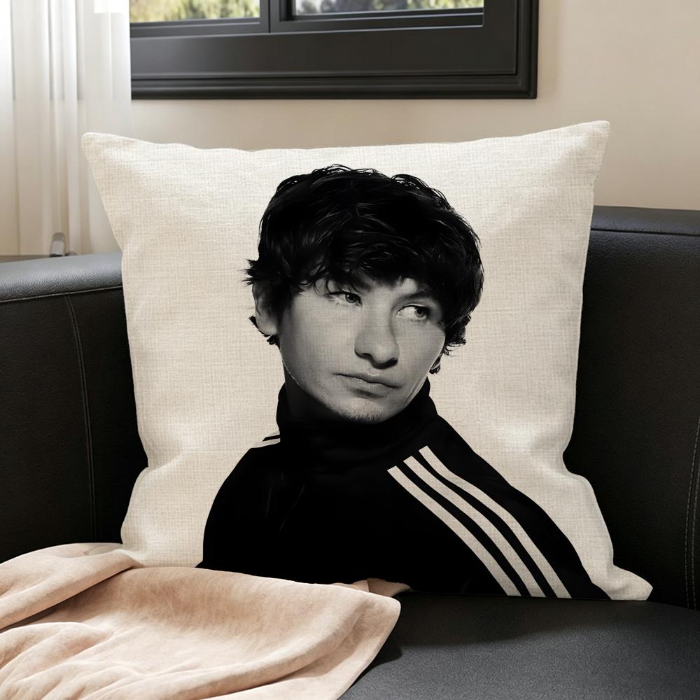 B-Barry Keoghan Cushion Cover Natural Linen Pillowcase Set, All-In-One Decor For Sofa, Bedroom & Chair