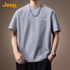 Jeep Men's 7A Antibacterial Ice Silk Cooling Quick-Dry Loose Fit T-Shirt