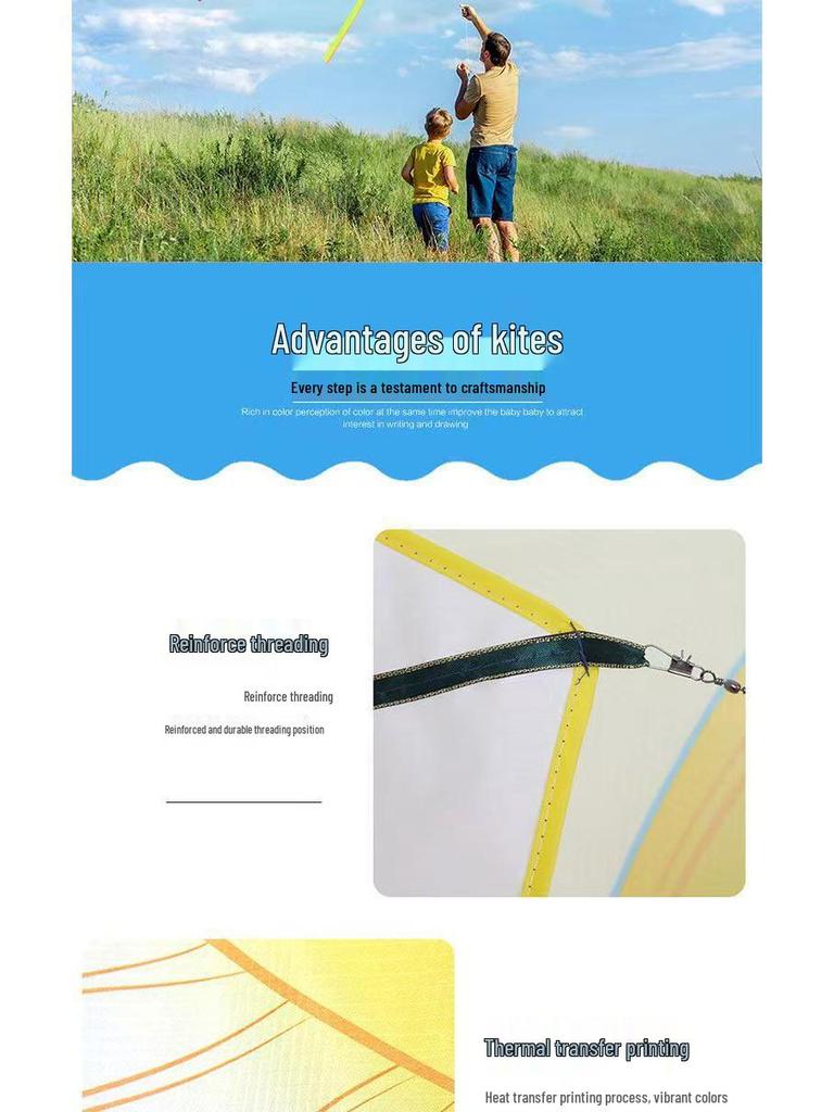 2026 New Children's Unicorn Triangle Kite - Easy To Fly In Light Breeze, In Stock