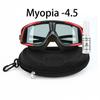 Lunettes de Natation Myopie -1,5 à -10,0 Dioptries, avec Spray Anti-Buée, Protection UV Sangle Réglable pour Hommes Femmes