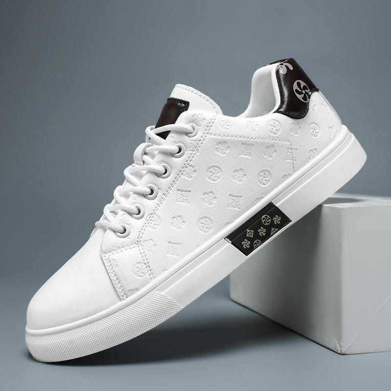 

Весенняя новая мужская обувь, обувь для сноуборда, белые туфли, повседневная кожаная обувь, мужская обувь, обувь для сноуборда, модная мужская обувь 44