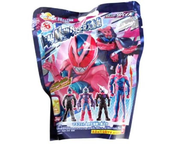 

Bureau Bikkura Tamago Kamen Rider Revise Real Mini Rider Набор солей для ванны из 5 шариков для ванны с талисманом