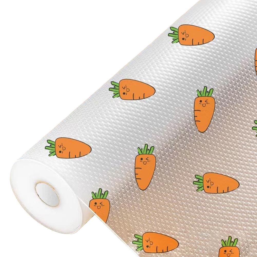 30*100CM EVA Oil-proof Moisture-proof Cabinet Mat Cabinet Liner Reusable Drawer Liner Nonslip Refrigerator Mat Fridge Drawer Mat
