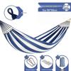 Thickened Canvas Striped Outdoor Hammock