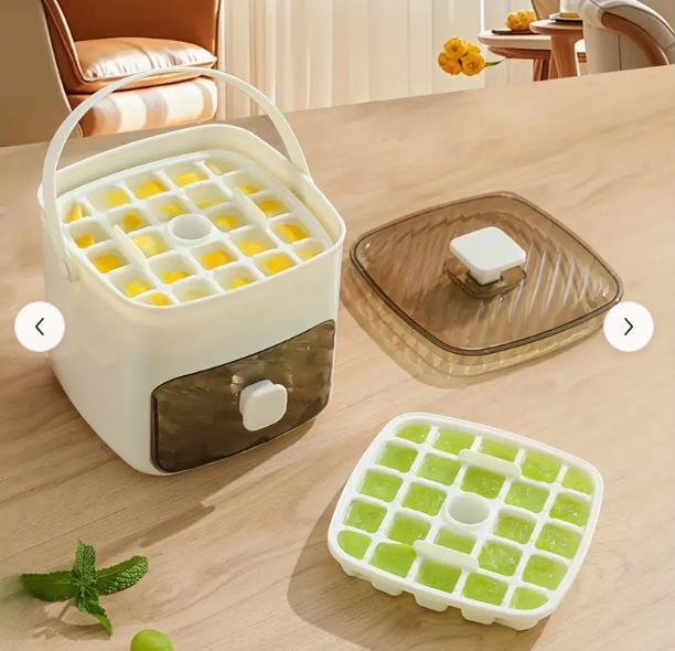 48 Ice Cube Making Machine,Double Deck- Large Capacity, Easy To Fall Off,Food Grade Safety, Suitable for Home, Office, Outdoors