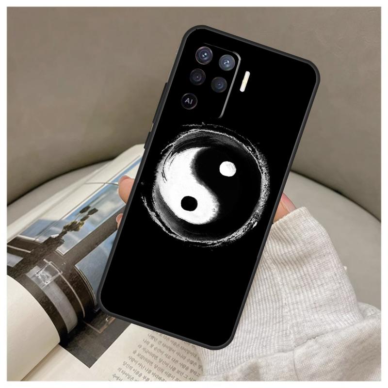 Eight Diagrams Taiji Yin Yang Case For Oppo A16 A76 A96 A60 A98 A58 A78 A18 A38 A80 A40 A77 A57 A17 A74 A54 A94 A15 A5 Pro