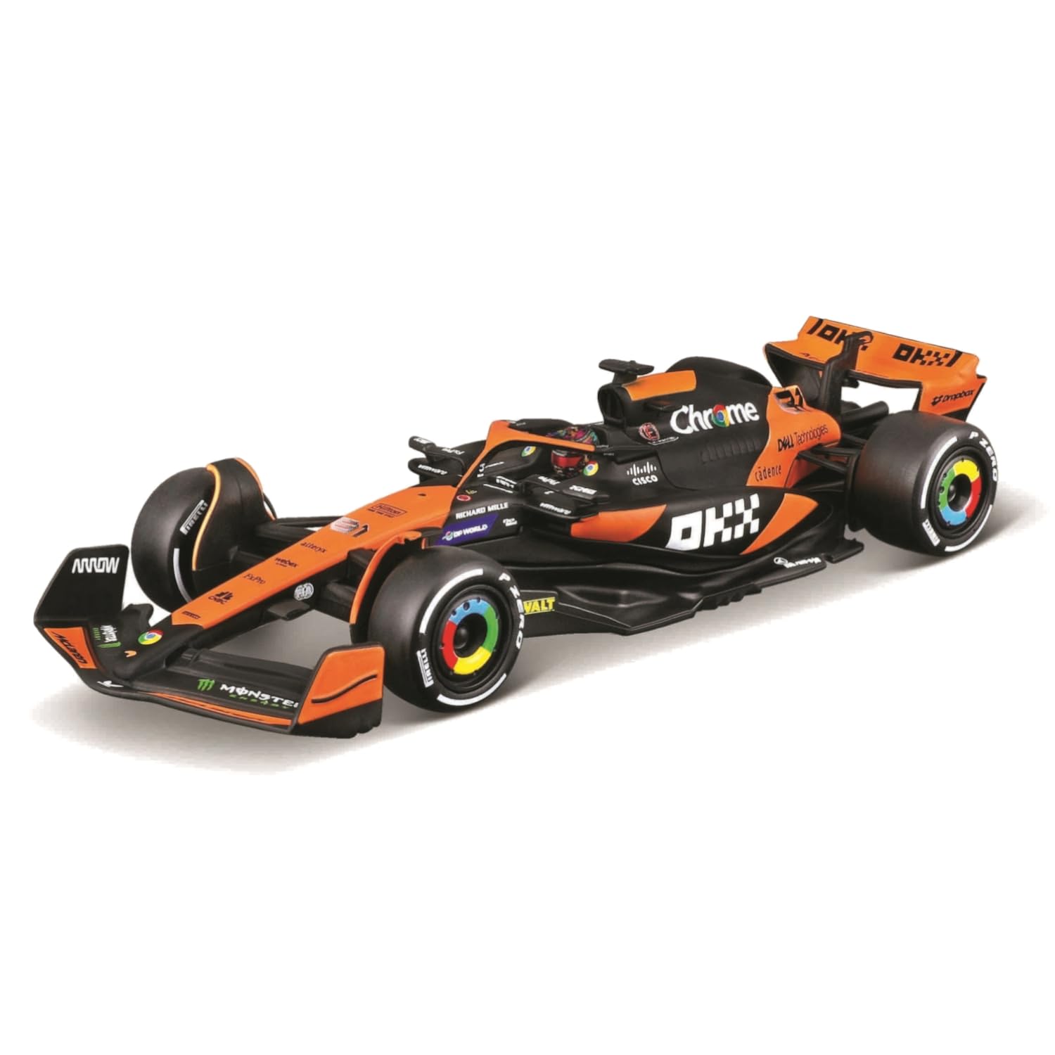 

Bburago Модель 2024 года Масштабная Серия Signature F1 McLaren MCL38 Оскар Пиастри Гоночный Спорткар Литая Модель Автомобиля 1/43 #81 18-38215 (#81)