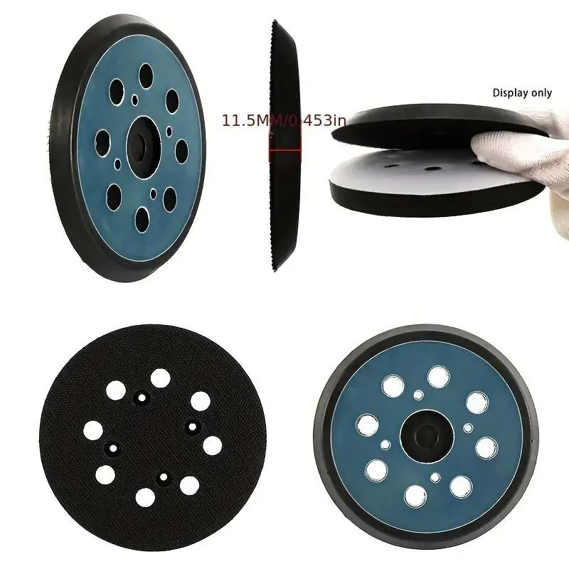 1Pc 125mm 5 Inch Sander Pad 8-Holes Backing Sanding Disc Pad Hook Loop Sanding Pads for Electric Orbital Sander Polishing