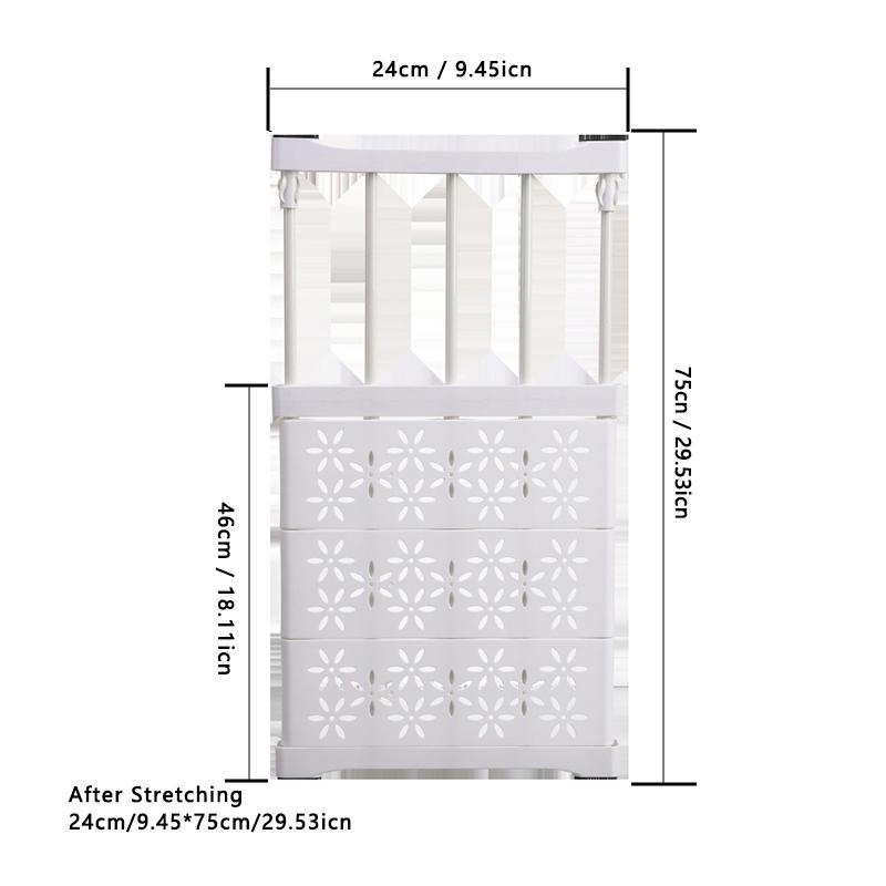 

Бытовая регулируемая вешалка для хранения гардероба, организация шкафа для одежды, настенные полки, товары для дома 46x76 cm