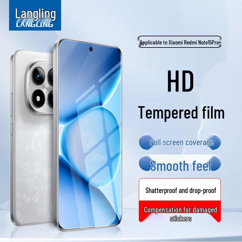 Langling Tempered Glass Screen & Lens Protectors for Redmi/Xiaomi Phones