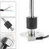 1set Fuel Sending Unit and Gauge Kit 11.81" Length Boat Fuel Sending Unit Marine Fuel Sender Unit Black Silver Tone Metal 0-190 Ohm