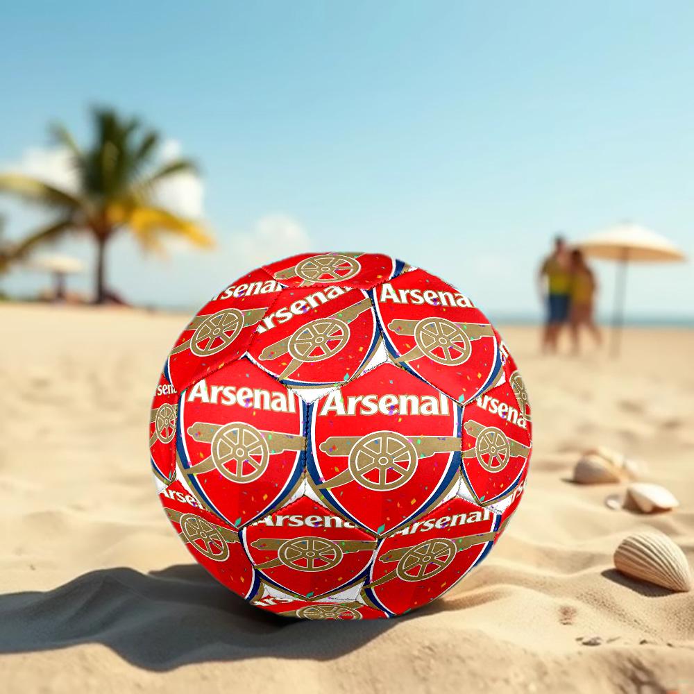 Arsenal F.C Print Size 5 Soccer Ball, Standard Match Football for Sports Game and Team Practice, Ideal Gift for Soccer Fans