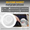 6 Pcs Gasket Seal Rings for Bialetti Moka Express Dama 6 Cups - Spare Food Grade Silicone Sealing Rings for Aluminium Stovetop Coffee Maker Pots