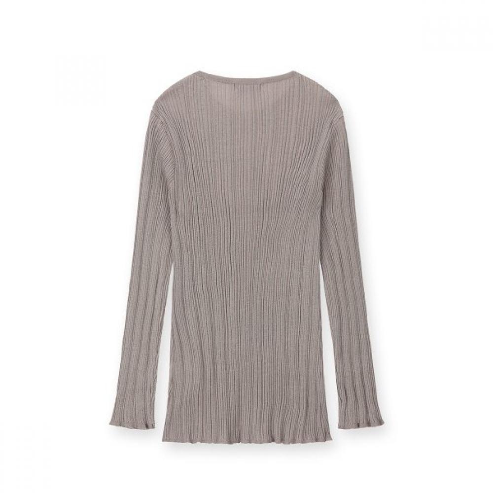 Furina CoTTon PleaTs Round T shirT