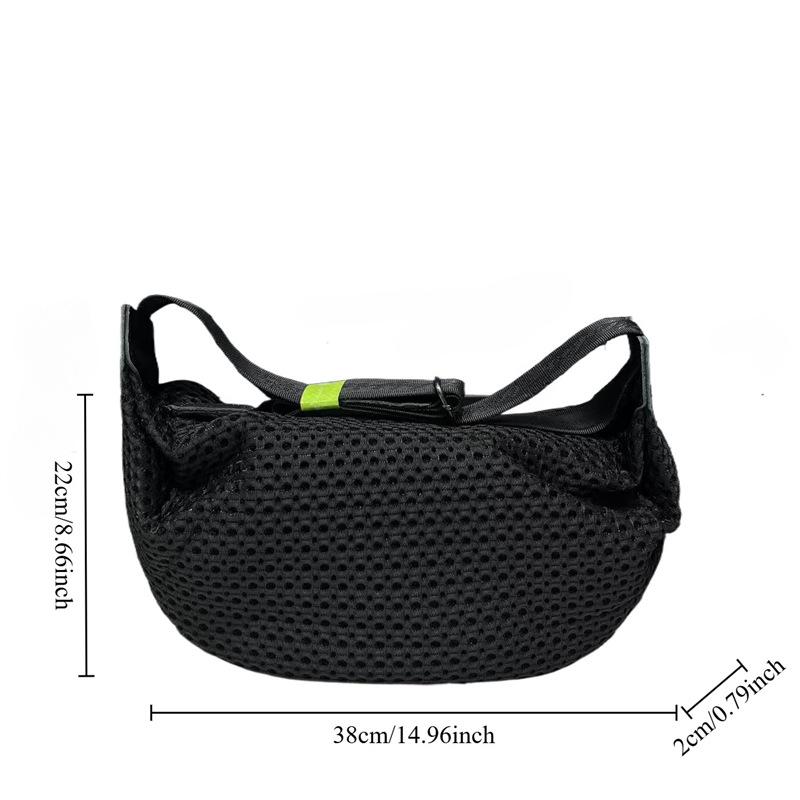 Women'S Lightweight Mesh Oblique Span Bag Lightweight Simple Versatile Commuter Shoulder Bag