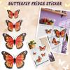 20 Pcs Butterfly Refrigerator Magnets, 6/8/10/12cm Assorted Sizes 3D Butterfly Magnets For Fridge, Whiteboard, Locker, Home Kitchen Decor & Gift