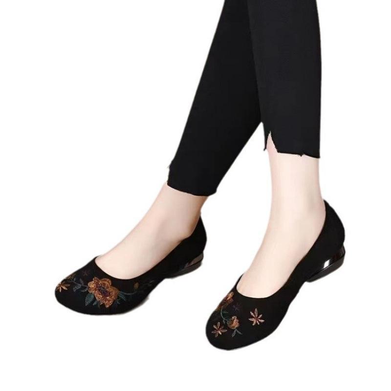 Round-toe Shoes, Low-heeled Shoes, Shallow-toe Shoes, Women's Shoes