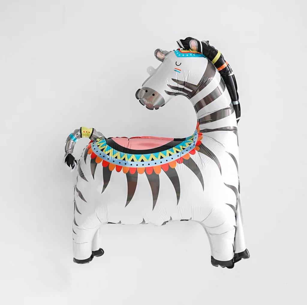 Cartoon Animal Balloons: Elephant, Monkey, Cat - Aluminum Film Birthday Party Decorations